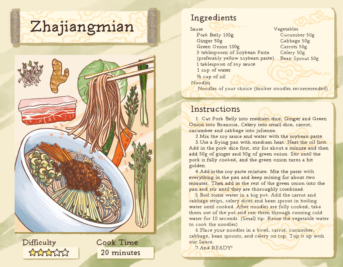 Zhajiangmian by Yuxin Guo